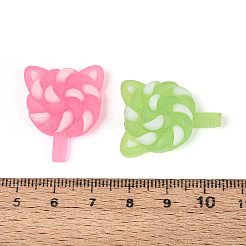 Светящиеся и матовые прозрачные кабошоны из смолы&nbsp;X-RESI-T026-07M