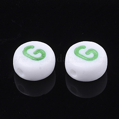 Perle acriliche iniziali&nbsp;OACR-E001-20G