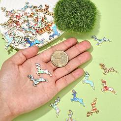 45шт 9 цвета сплава эмалевые подвески&nbsp;ENAM-CJ0002-42