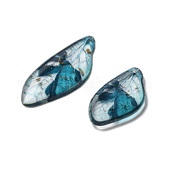 4 шт. подвески в виде крыльев бабочки из прозрачной эпоксидной смолы&nbsp;RESI-C057-03D