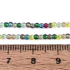 Прозрачный градиент цвета стеклянные бусины пряди&nbsp;LS-GLAA-E044-01B