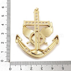 Покрытие стойки латунь микропаве прозрачные подвески из кубического циркония&nbsp;KK-Z064-08G