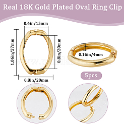 5 шт. латунные застежки-укоротители&nbsp;KK-BBC0012-48