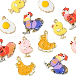 12шт 6 стиля подвески из сплава с эмалью&nbsp;FIND-FS0002-38