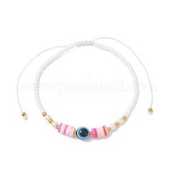 Стеклянные бусины плетеные браслеты из бисера&nbsp;BJEW-MZ00211-04