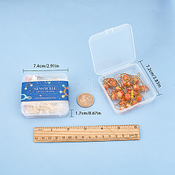 Kits de fabrication de boucles d'oreilles en forme de fleurs à faire soi-même&nbsp;DIY-SC0001-82G