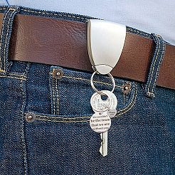 4 шт. 4 стиля 201 брелок-подвеска из нержавеющей стали&nbsp;KEYC-SP0001-42