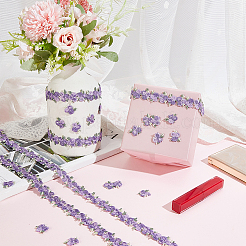 4.6~5 ярд цветочной полиэстеровой отделочной ленты OCOR-PH0001-97D