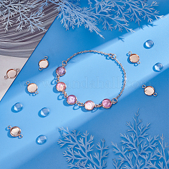 Набор для изготовления плоского круглого купольного соединителя своими руками DIY-UN0003-77A-RG