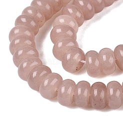 Chapelets de perles de jade blanche naturelle&nbsp;G-Q613-01F-33