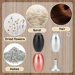 3шт 3-х цветная урна для кремации из алюминиевого сплава&nbsp;DJEW-CN0001-28B