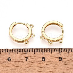 Латунная серьга-кольцо KK-N261-61G