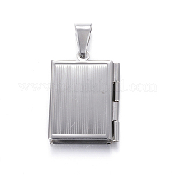 Подвески-медальоны из нержавеющей стали 316 STAS-N0016-06P