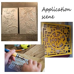 10 лист прямоугольных алюминиевых листов TOOL-GF0003-10E