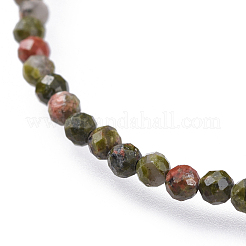 Bracelets de perles unakite naturel&nbsp;BJEW-JB04555-04