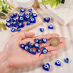 60шт ручной работы бусины лэмпворк LAMP-PJ0001-05