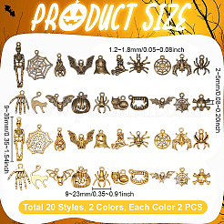 80шт 20 стиля подвески из сплава в тибетском стиле&nbsp;FIND-UN0010-12