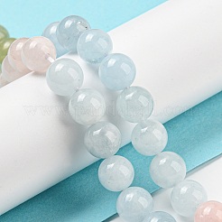 Природные морганит нитей бисера G-P503-8MM-01