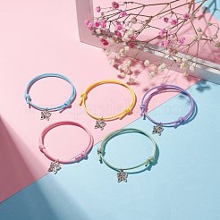 Braccialetto con ciondolo a forma di farfalla&nbsp;BJEW-JB07601