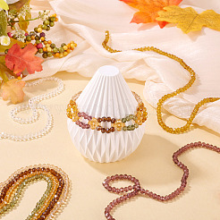 7 нить нити стеклянных бусин 7 цветов&nbsp;EGLA-TA0013-22