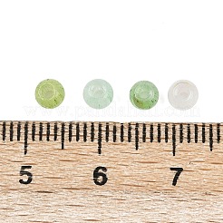 Cuentas redondas de vidrio ojo de gato de imitación de colores mixtos&nbsp;SEED-NH0003-01A-02