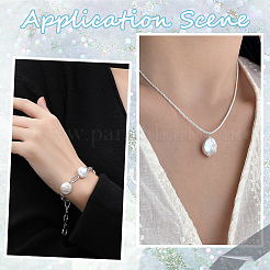 10 шт. бусины из натурального барочного жемчуга Кеши PEAR-LT0001-20