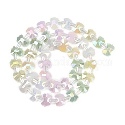 Стеклянные бусины с гальваническим покрытием &nbsp;EGLA-B011-03