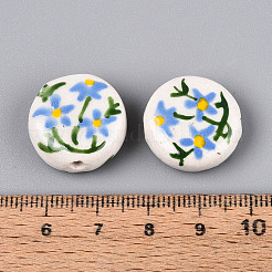 Фарфоровые бусины ручной работы PORC-T134-13M