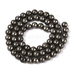 Природного пирита бисер нитей&nbsp;X-G-S249-01-6mm