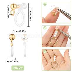 40 pieza de componente de pendiente con clip de acero inoxidable 304&nbsp;STAS-SC0005-39G