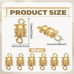 50 шт. латунные винтовые застежки&nbsp;KK-LP0001-95
