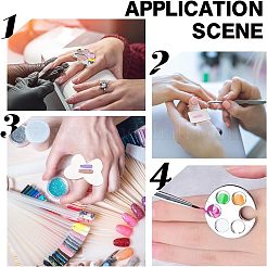 Сплав и нержавеющая сталь 430 и 410 палитра и двойная ложка палитра шпатели палка стержень MRMJ-FG0001-13