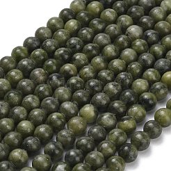 Natürliche chinesische Jade/südliche Jade Perlen Stränge&nbsp;G-P626-8mm-01