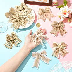 16 шт. 8 стиля бант из мешковины украшения аксессуары&nbsp;DIY-CJ0003-21