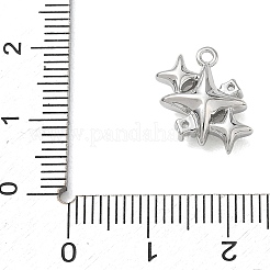 Ciondoli in ottone zirconi chiari micro pavé&nbsp;CU-CBACBD7-05P