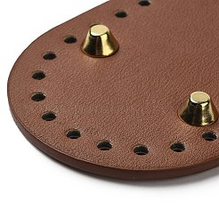 Pu-leder oval langer boden für strickbeutel&nbsp;DIY-K079-01A