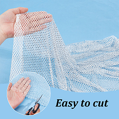 Сетчатая ткань со стразами SENE-WH0003-53