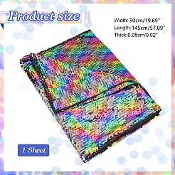 Polyester-Paillettenstoff&nbsp;DIY-WH0028-74A
