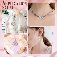 9 шт. 9-х стилевые подвески из сплава стекла&nbsp;FIND-YW0009-22