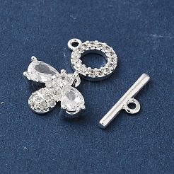 Латунные застежки-молнии из прозрачного кубического циркония KK-G531-06S