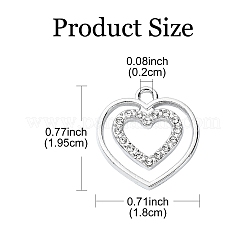 Подвески из сплава с хрустальными стразами&nbsp;ALRI-YW0001-21