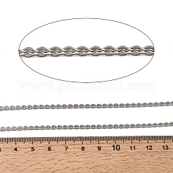 Flache Rundgliederketten aus Edelstahl 304&nbsp;CHS-K026-01B-P