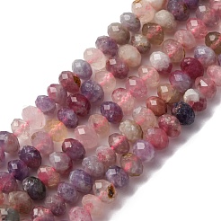 Натуральный сливовый цвет турмалиновый бисер пряди G-G991-B02