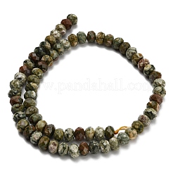 Природные риолитом яшмы бисер нитей G-Z111-A14-01