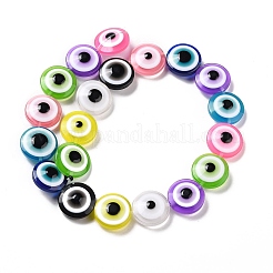 Fili di perline in resina imitazione lampwork&nbsp;RESI-F032-01I