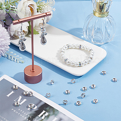 200 шт. Латунные бусины со стразами&nbsp;FIND-SC0007-06