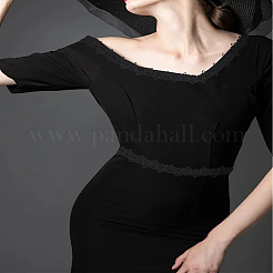 5 ярд кружевной отделки из полиэстера&nbsp;OCOR-LP0001-82