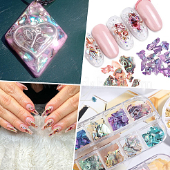 1 набор двухцветных ломтиков ракушек&nbsp;MRMJ-SP0001-05A