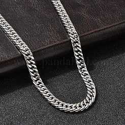 6 мм кубинские звенья цепи из нержавеющей стали 304 для мужчин NJEW-B134-08B-P