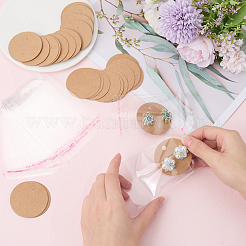 1 набор пустых бумажных карточек для демонстрации сережек&nbsp;EDIS-CN0001-01B-01